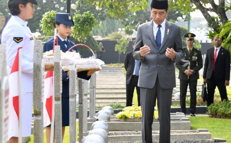 Hari Pahlawan Tahun 2023, Presiden Jokowi Pimpin Upacara Ziarah Nasional di TMP Kalibata
