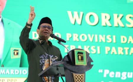 Cawapres Mahfud MD: Pemilu 2024 Suara PPP Insya Allah akan Naik