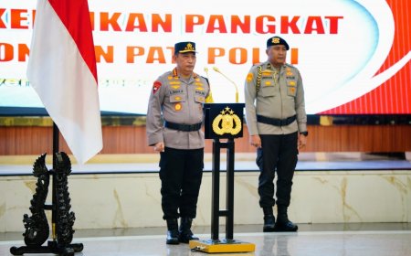 Kapolri Naikkan Pangkat 13 Pati Polri Setingkat Lebih Tinggi