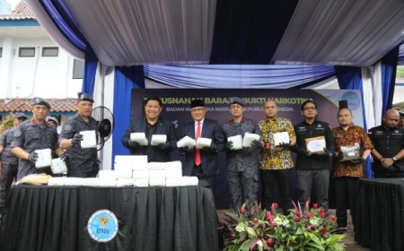 BNN Musnahkan 36,2 Kg Barbuk Narkoba dari 16 Tersangka