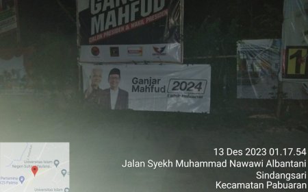 TPN Sesalkan Hilangnya 70 Lebih Alat Peraga Kampanye Menyambut Kedatangan Mahfud MD di Banten