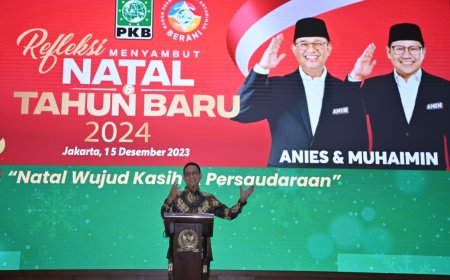 Refleksi Natal dan Tahun Baru Bersama PKB, Anies: Bersama Gus Imin, Kami Berkomitmen Rawat Tenun Kebangsaan
