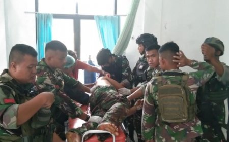 Kelompok Separatis Teroris  Papua Serang Pos Pamtas TNI di Papua, Satu Prajurit TNI Gugur