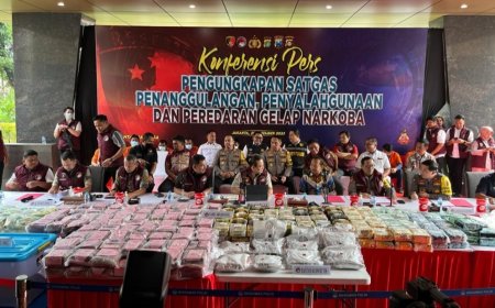Satgas Narkoba Polri Tangkap 11.828 Tersangka, Selamatkan 13,7 Juta Jiwa