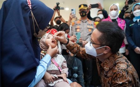 Atasi KLB, Imunisasi Polio Tambahan Digelar Serentak di 3 Daerah