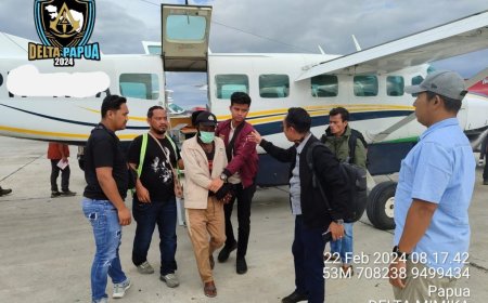 Tersangka KKB Alenus Tabuni Dipindahkan dari Ilaga ke Timika