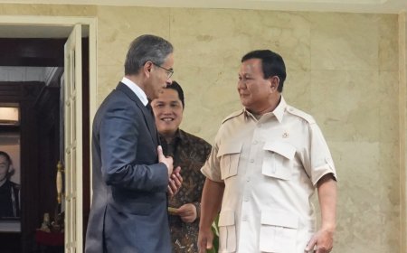 Menhan Prabowo Subianto Bertemu Pemilik Burj Khalifa