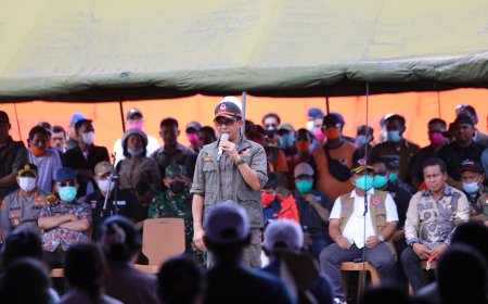 Pemerintah Akan Bantu Perbaiki Rumah Warga Yang Terdampak Erupsi Gunung Ibu