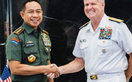 Panglima TNI Dan Panglima US Indo-Pacom Bahas Kerja sama Militer