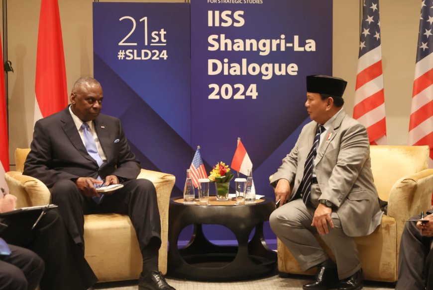Bahas Modernisasi Alutsista, Menhan Prabowo Bertemu Menhan AS