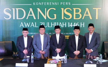 Hasil Sidang Isbat, 1 Zulhijah Jatuh pada 28 Mei 2025, Idul Adha 6 Juni 2025