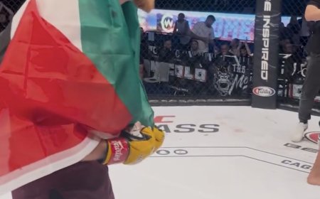 Petarung MMA Irlandia Teriakkan “Free Palestine” Usai Kalahkan Petarung Israel di Cage Warriors 189