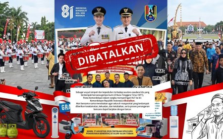 Bencana NTT, Pemkab Tuban Resmi Batalkan Pesta Kemerdekaan