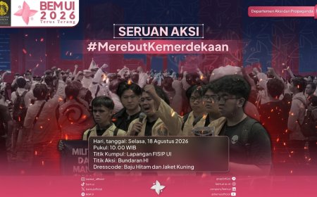 BEM UI Gelar Aksi 'Merebut Kemerdekaan' di Bundaran HI Esok Hari