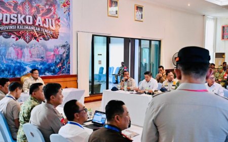 Dari Kalbar Prabowo ke Kalteng Lanjutkan Penguatan Penanganan Karhutla