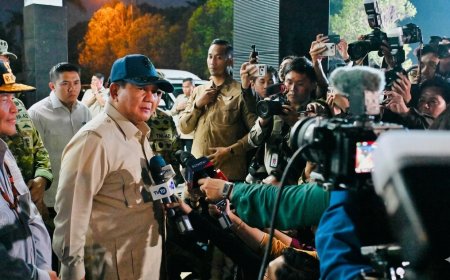 Prabowo Optimistis Karhutla Segera Terkendali, Kebutuhan Penanganan Terus Dipenuhi