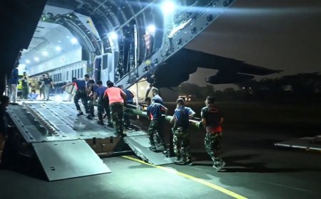 TNI AU Kerahkan Airbus A400M Angkut 22 Ton Logistik untuk Penanganan Karhutla di Kalimantan