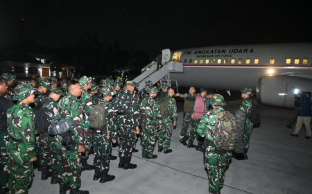 Lanud Abdulrachman Saleh Dukung Pemberangkatan 200 Personel Satgas Karhutla ke Kalbar