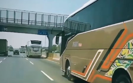 Viral Video Bus Diduga Bawa Massa ke Jakarta, Ternyata Rombongan Wisata