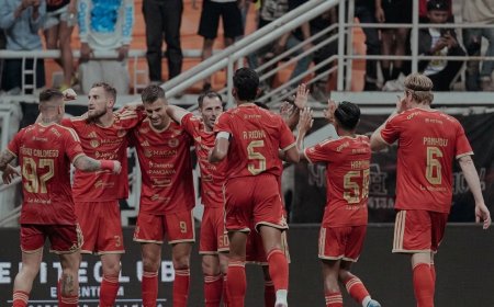 Hancurkan Brisbane Roar 4-0, Persija Jakarta Siap Tempur di Musim Baru