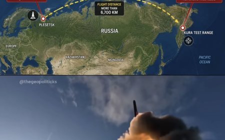 Unjuk Kekuatan Nuklir, Rusia Sukses Uji Coba Rudal Balistik Antarbenua Sejauh 6.700 KM