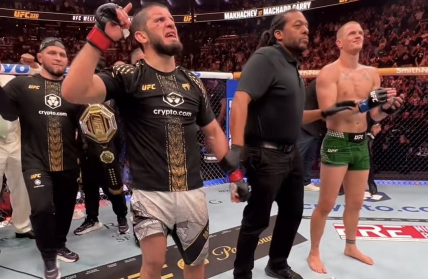 Cetak 17 Kemenangan Beruntun, Islam Makhachev Bungkam Ian Garry di UFC 330