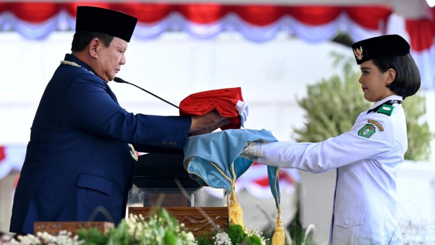 Presiden Prabowo Pimpin Upacara Detik-Detik Proklamasi di Istana Merdeka