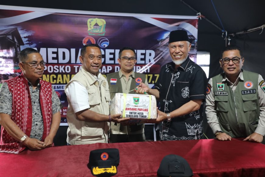 Kirim 2,2 Ton Rendang,  Pemprov Sumatra Barat Dukungan Penanganan Gempa NTT M7.7