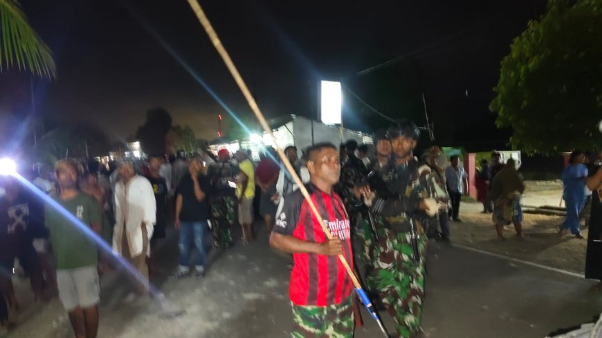Satgas TNI AU Redam Pertikaian Warga di Halmahera Tengah