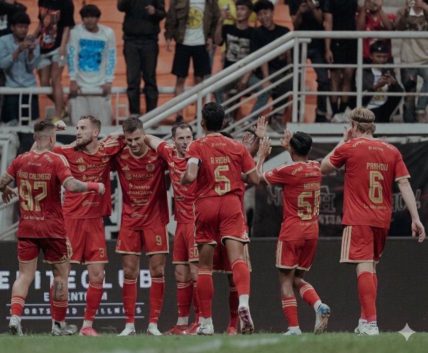Hancurkan Brisbane Roar 4-0, Persija Jakarta Siap Tempur di Musim Baru