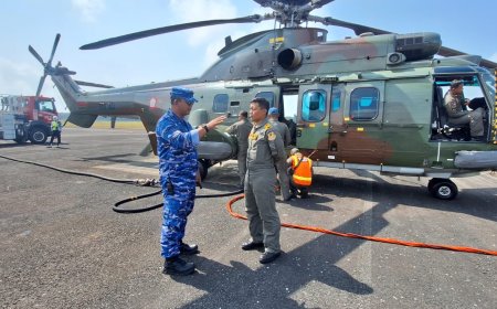 TNI AU Kerahkan Helikopter, Kendalikan Karhutla di Wilayah IKN
