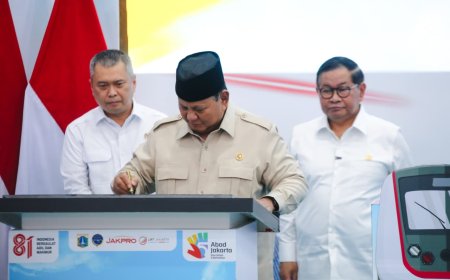 Prabowo Resmikan LRT Kelapa Gading–Manggarai bersama Gubernur Pramono, Perkuat Konektivitas Transportasi Jakarta