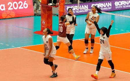 Kalah dari Jepang, Timnas Voli Putri Indonesia Tetap Lolos Perempat Final Asian Games 2026