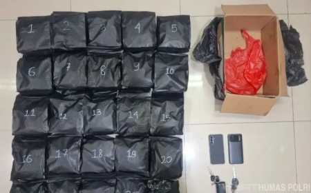 Polres Metro Jakpus Gagalkan Peredaran 25,2 Kg Sabu Senilai Rp30 Miliar