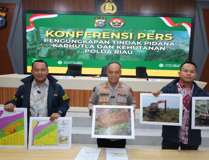 37 Perkara Karhutla Diungkap Polda Riau, 40 Tersangka Dan 904 Hektare Lahan Terbakar