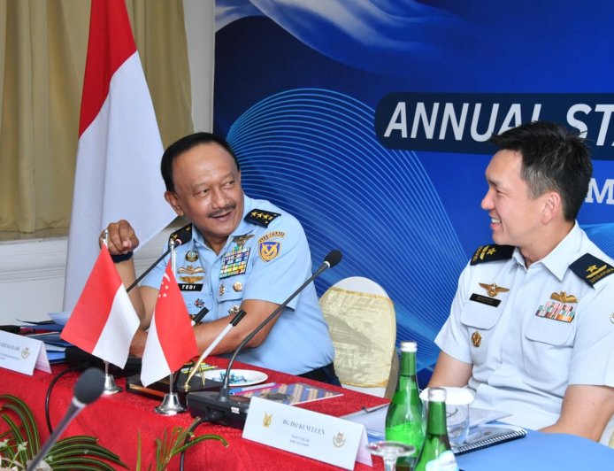 TNI AU–RSAF Perkuat Kerja Sama Bilateral melalui 20th Annual Staff Meeting