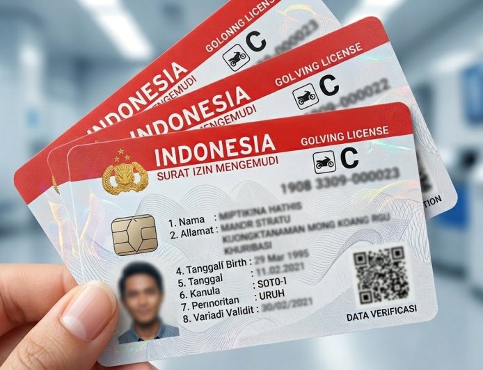 Polisi Bongkar Sindikat SIM Palsu, 8 Tersangka Ditangkap di Riau