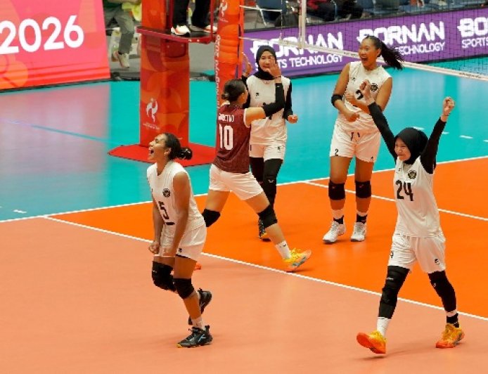 Kalah dari Jepang, Timnas Voli Putri Indonesia Tetap Lolos Perempat Final Asian Games 2026