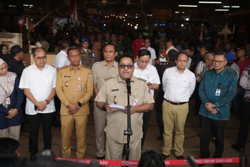Pemprov DKI Dorong Perluasan Pembiayaan Pedagang Pasar Induk Kramat Jati