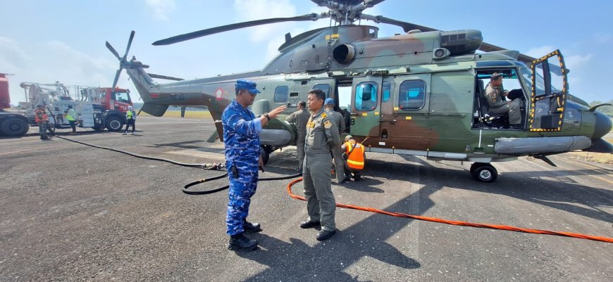 TNI AU Kerahkan Helikopter, Kendalikan Karhutla di Wilayah IKN