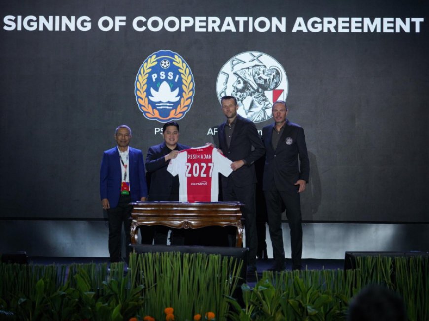 AJAX dan PSSI Resmi Jalin Kemitraan, Perkuat Pengembangan Talenta Sepak Bola Indonesia