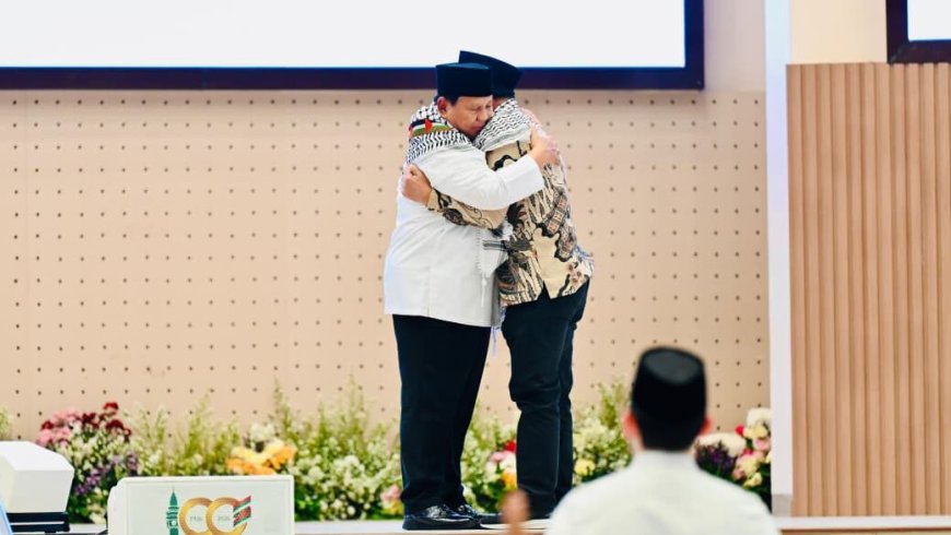 Prabowo Gemakan “Free Palestine” dari Pondok Pesantren Modern Darussalam Gontor