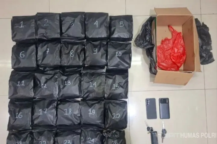 Polres Metro Jakpus Gagalkan Peredaran 25,2 Kg Sabu Senilai Rp30 Miliar