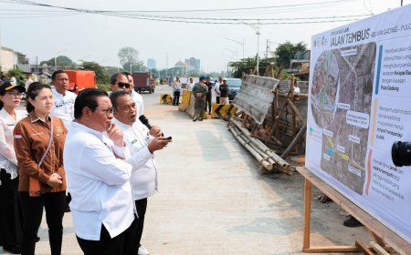 Tinjau Pembangunan Jalan Tembus Kelapa Gading–Pulo Gadung, Gubernur Pramono: Target Rampung 2027