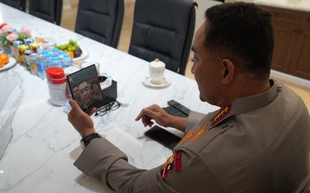 Kapolri Suyudi Beri Dukungan kepada Iptu Agus yang Alami ISPA saat Bertugas Padamkan Karhutla
