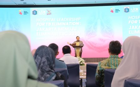 Targetkan Eliminasi TBC 2030, Gubernur Pramono Minta Rumah Sakit Perkuat Penemuan Kasus dan Pengobatan