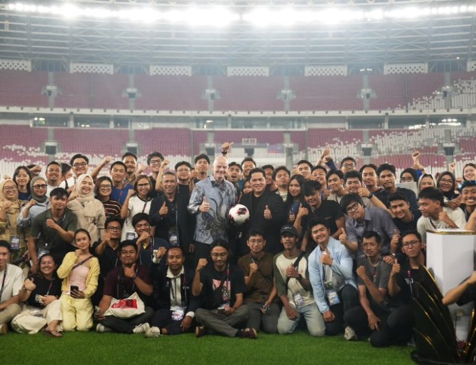 Presiden FIFA dan Ketum PSSI Tinjau Kesiapan SUGBK Gelar Final FIFA ASEAN Cup 2026
