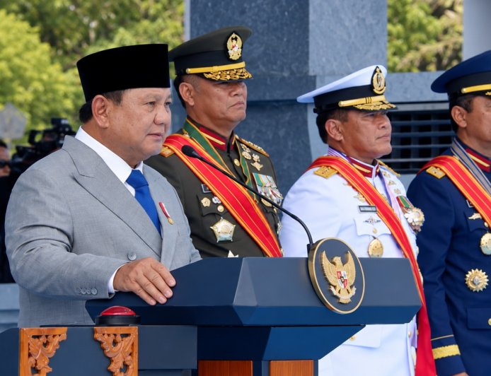 HUT TNI ke-81, Presiden Prabowo Sampaikan TNI Tidak Terpisahkan dari Rakyat