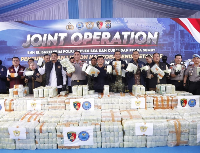 Kapolri Ungkap Penyelundupan 1,16 Ton Ketamin Senilai Rp3,48 Triliun, Delapan Kru Kapal Ditangkap