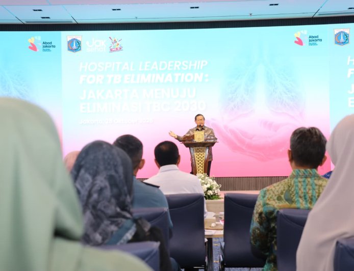 Targetkan Eliminasi TBC 2030, Gubernur Pramono Minta Rumah Sakit Perkuat Penemuan Kasus dan Pengobatan